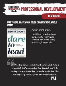 Dare to Lead Bulletproof Fundamental