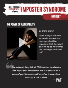 The Power of Vulnerability Bulletproof Fundamental