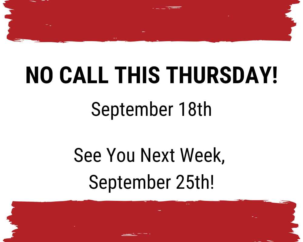 No call this week